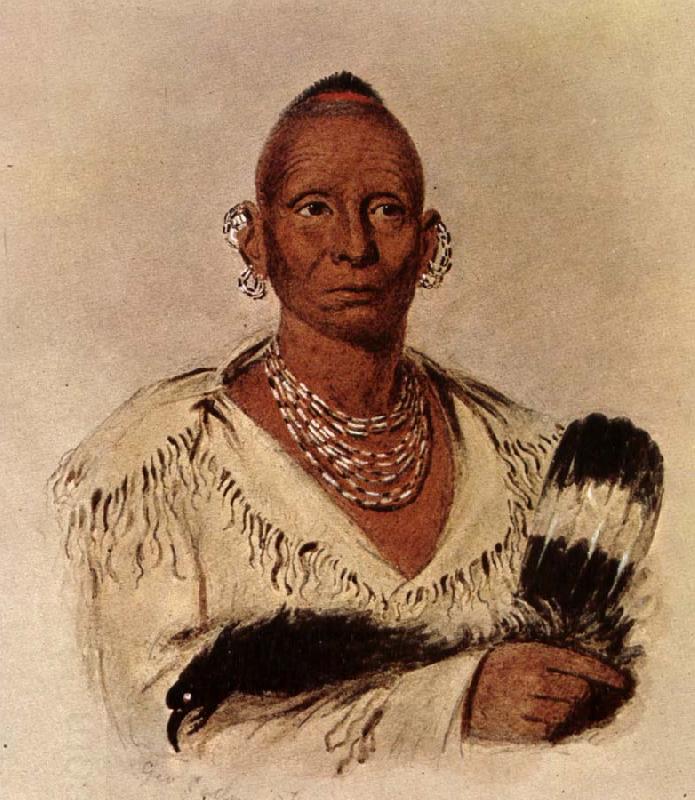 George Catlin Black hawk,Sac Chief oil painting picture